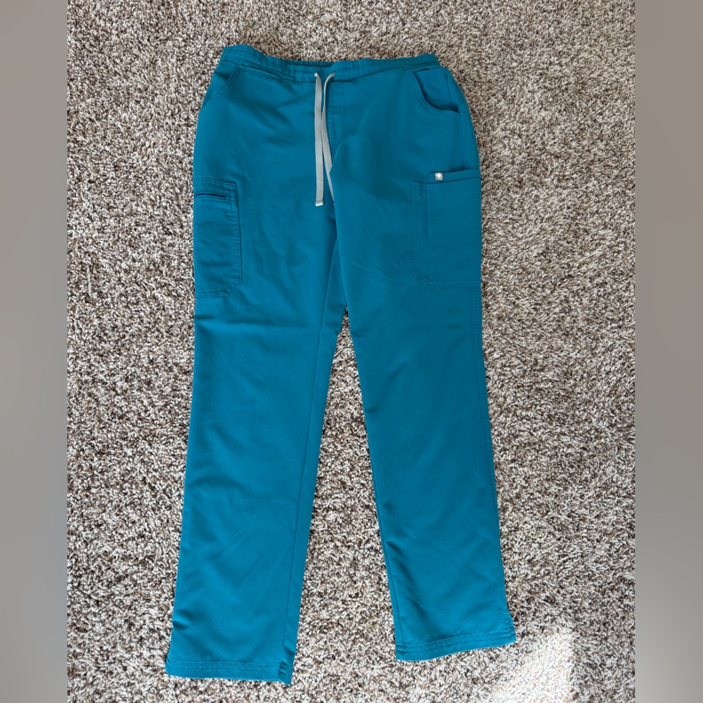 Figs Scrub Pants Pacific Blue Women’s Medium